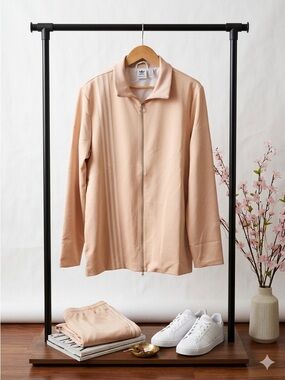 Adidas Originals Adicolor Heritage Now Track Top - Beige/Tan ✨L